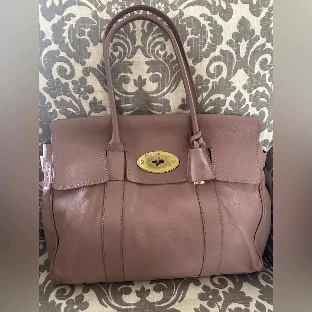 Mulberry Bayswater Dark Blush Bag Medium